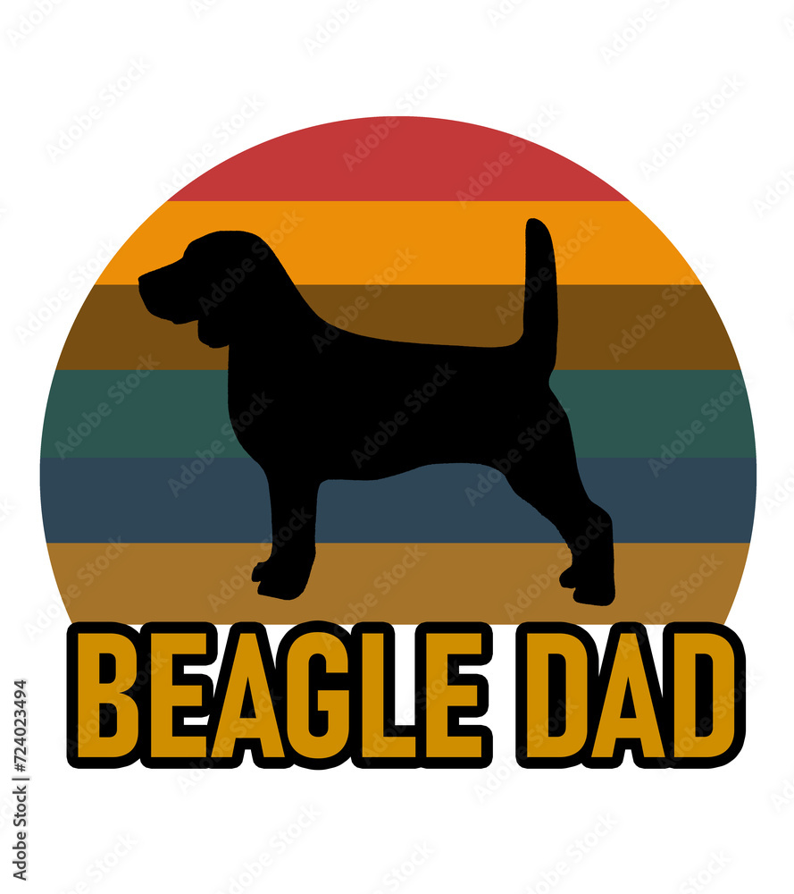 Beagle Dog Breed Graphic design 