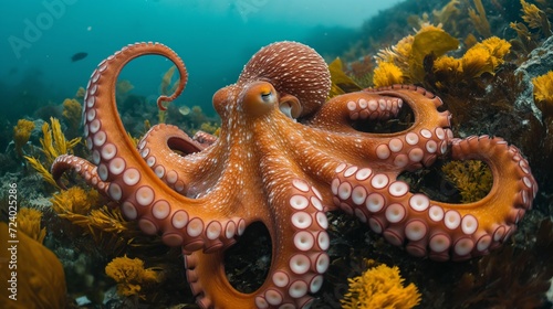 Octopus Spreading Tentacles © Saltanat