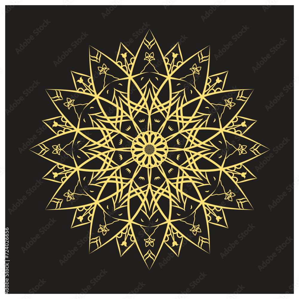 vector lineal mandala background vector lineal mandala background