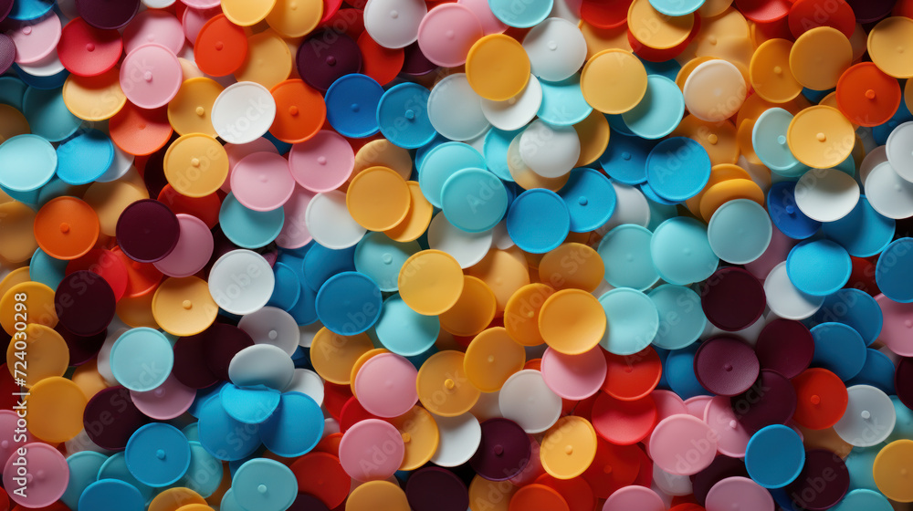 Colorful Confetti in front of White Background. Colorful Confetti in front of White Background.
