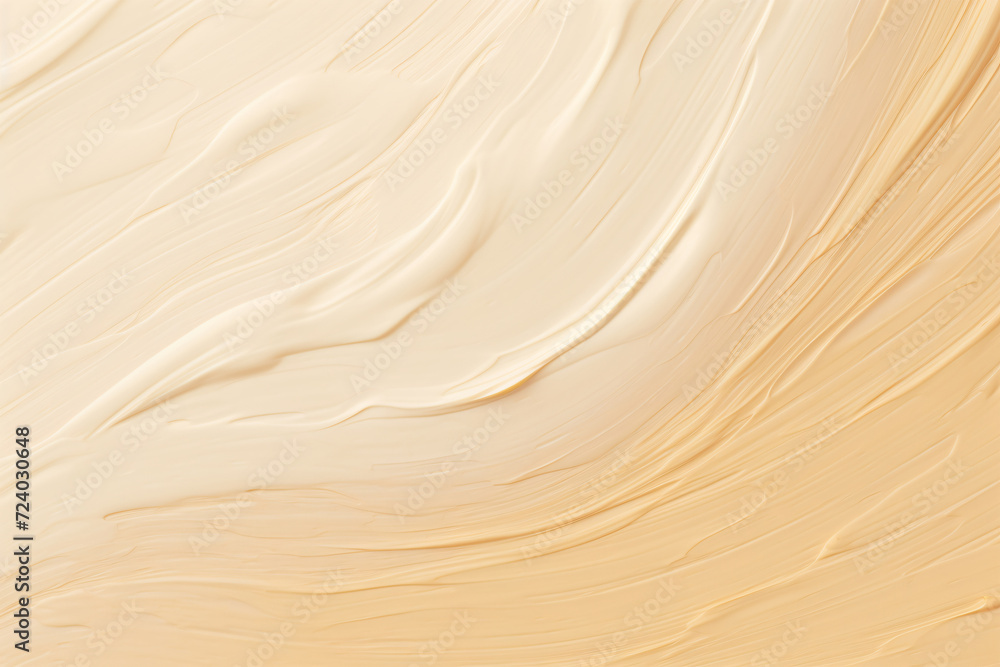 Beige paintbrush stroke textured background generated AI Beige paintbrush stroke textured background generated AI