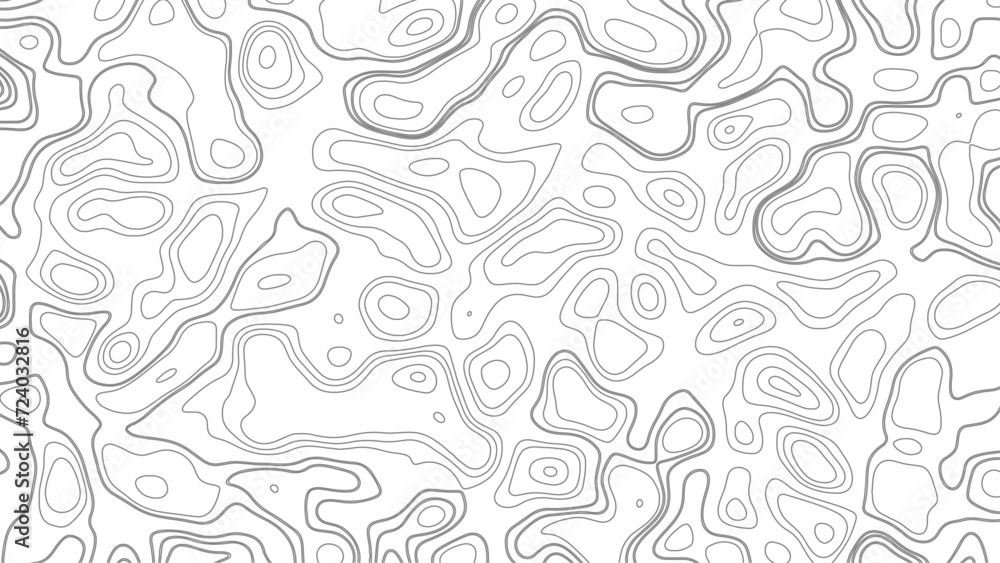 Topographic map background geographic line map with elevation assignments. Modern design with White background with topographic wavy pattern design. Topographic map background geographic line map with elevation assignments. Modern design with White background with topographic wavy pattern design.
