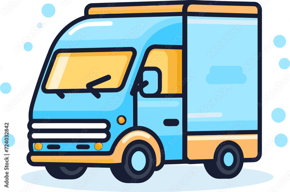 Dren to Impress Commercial Fleet Vector Illustrations Unleashed On the Road Marketing Magic Commercial Vehicle Vector Collection