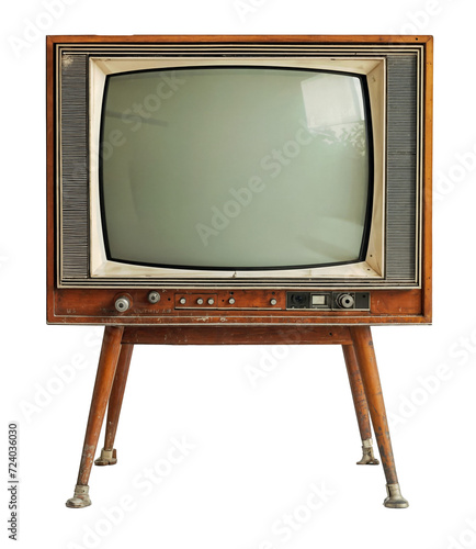classic TV di cut and removed background, PNG transparent