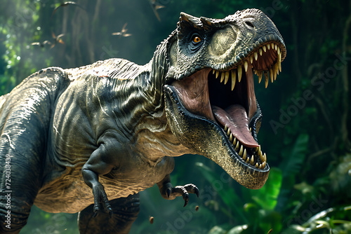 The fierce Tyrannosaurus Rex of the Jurassic era. © Picture for You