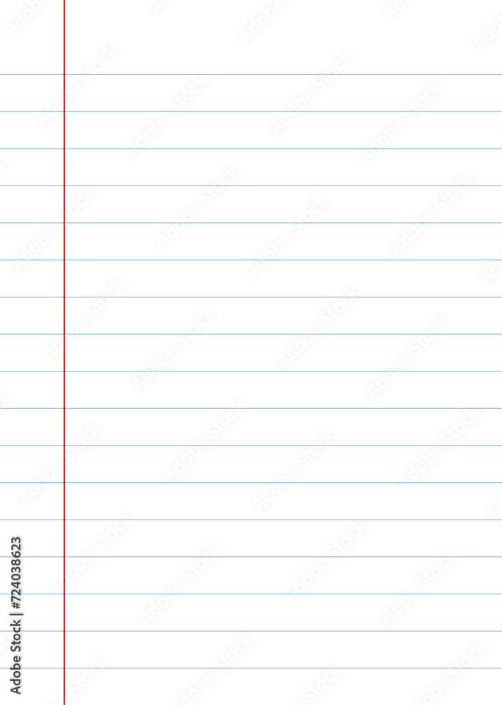 Notebook paper background. Lined notebook paper Notebook paper background. Lined notebook paper