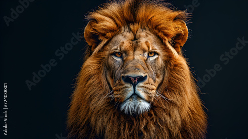 portrait of a lion  generative ai
