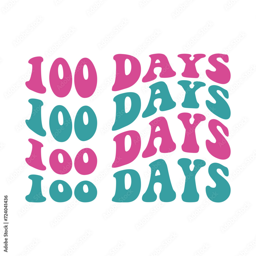 100 Days of School typography design on plain white transparent isolated background for card, shirt, hoodie, sweatshirt, apparel, tag, mug, icon, poster or badge 100 Days of School typography design on plain white transparent isolated background for card, shirt, hoodie, sweatshirt, apparel, tag, mug, icon, poster or badge