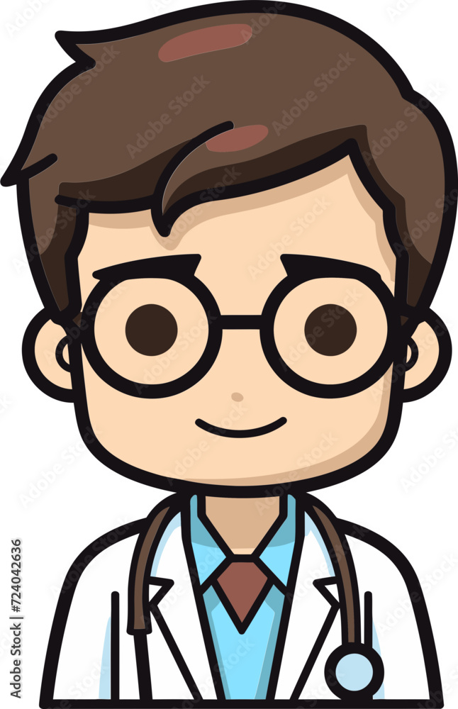 Doctor Vectors Artistic Medical Representations Illustrated Medical Professionals Doctor Portraits