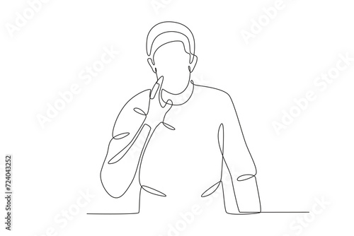 A man is talking about something