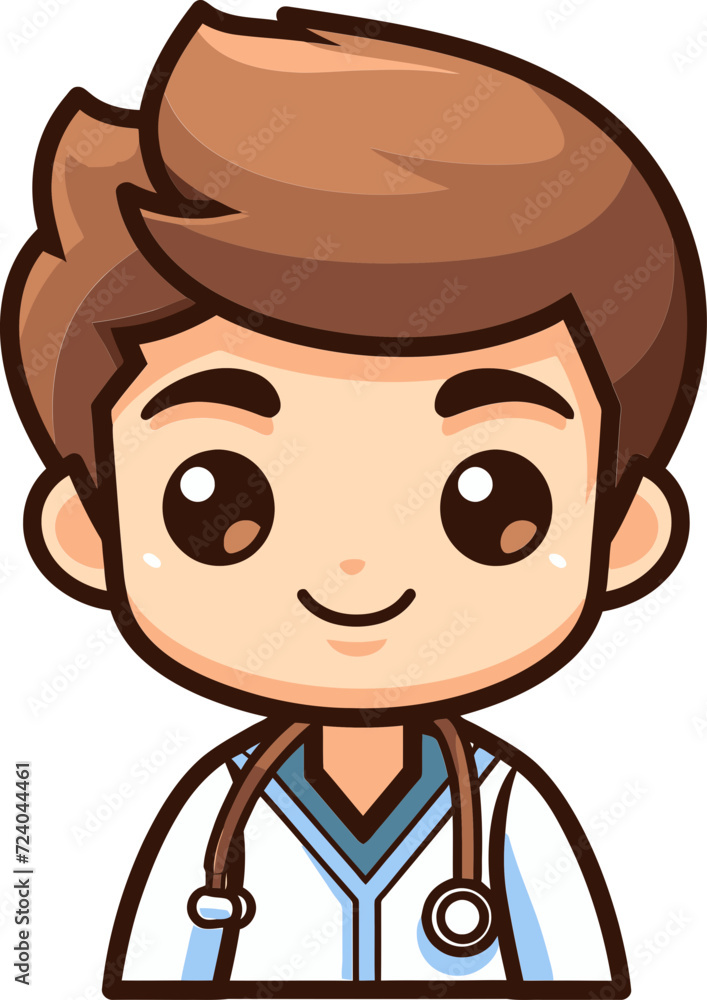Illustrated Doctors Vibrant Health Vectors Doctor Vector Art Medical Mastery Illustrated