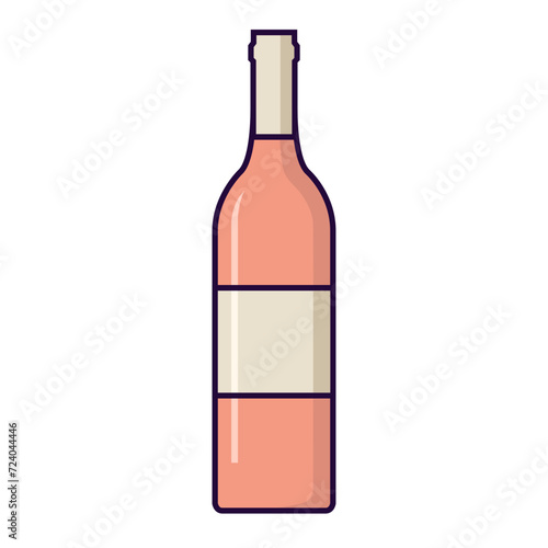 bouteille de rosé