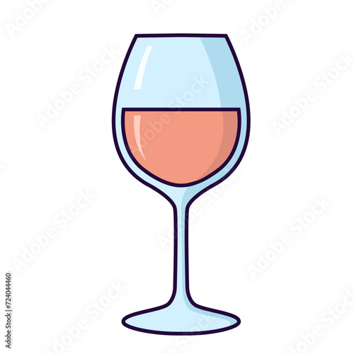 verre de vin rosé