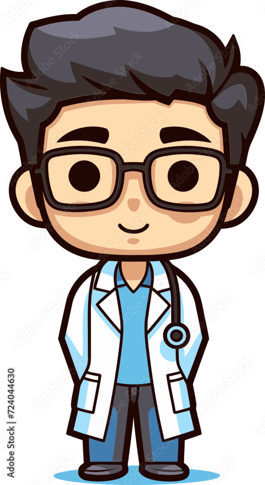 Doctor Vector Artistry Medical Expressions Vectorized Doctors Crafted Medical Narrates