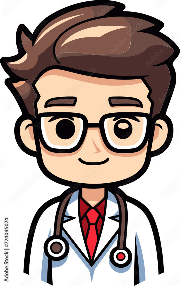 Illustrated Health Professionals Doctor Art Doctor Vector Art Expresse Medical Imagery