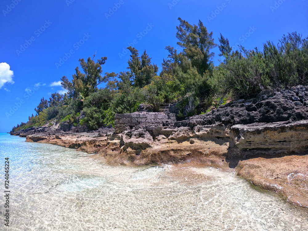 Tropical paradise on the Bermuda islands