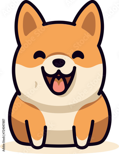 Vectorized Tail Waggers Doggy Pack Charming Canines in Digital Form