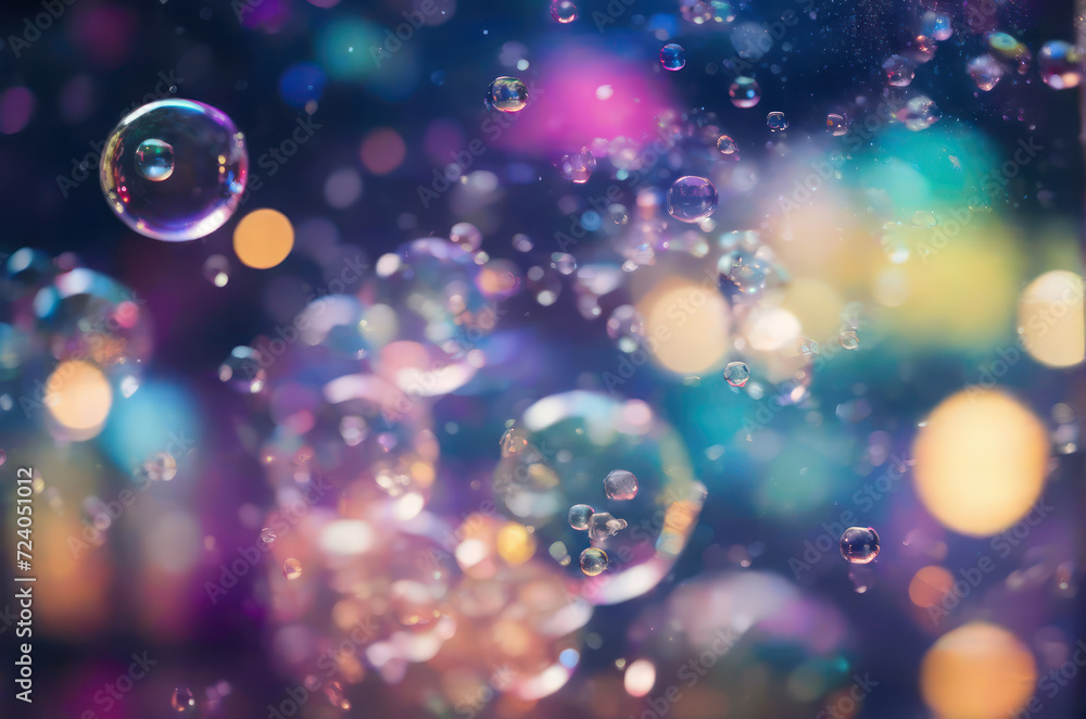 © Olha Vietrova - abstract colorful bubble background with bokeh © Olha Vietrova - abstract colorful bubble background with bokeh