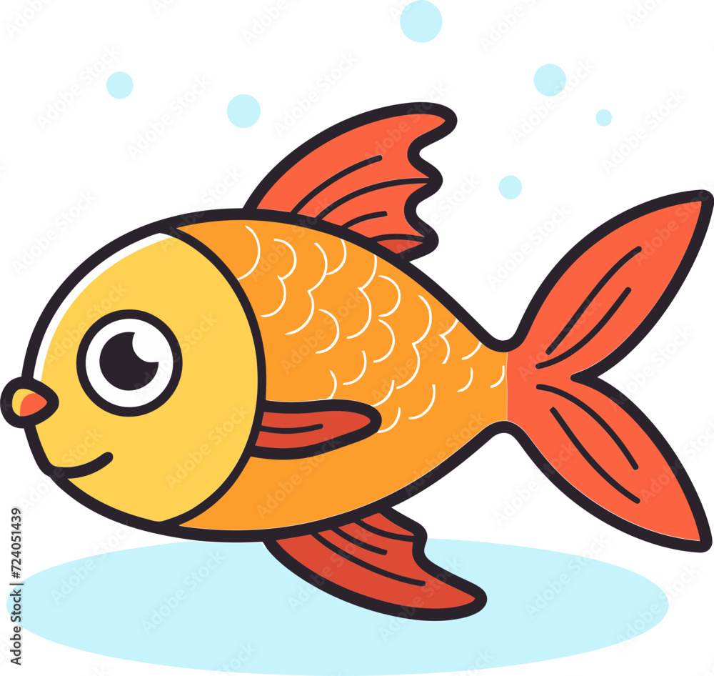Underwater Utopia Create Fish Vector Illustrations Vectorized Vignettes Dynamic Fish Illustration Impressions