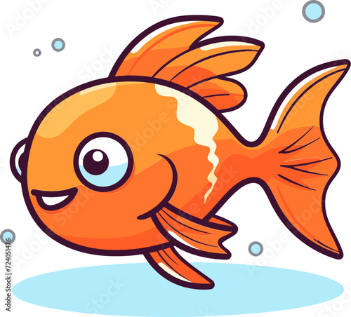 Fluid Fins Mesmerizing Fish Vector Creations Vectorized Variations Whimsical Fish Illustration Styles