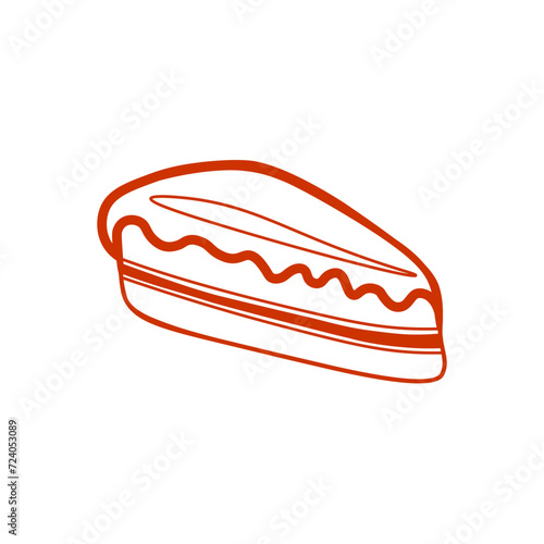 Cheesecake will fill your breakfast with excellent taste, dessert, sugar, vector, glaze, white background, filling, sugar, marmalade, cake