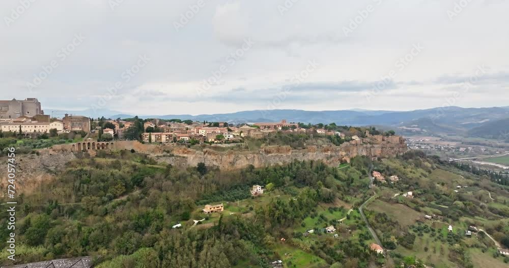 Orvieto Aerial Delight: Exploring the Texture and Romance of an Italian Cityscape. High quality 4k footage Orvieto Aerial Delight: Exploring the Texture and Romance of an Italian Cityscape. High quality 4k footage