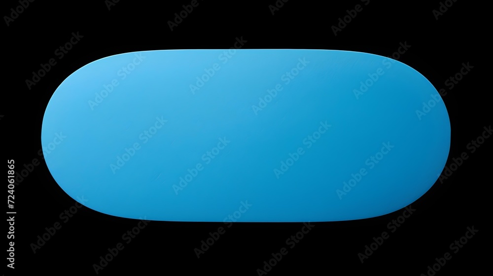 Sky Blue oval Paper Note on a black Background. Brainstorming Template with Copy Space Sky Blue oval Paper Note on a black Background. Brainstorming Template with Copy Space