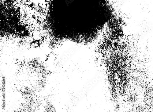 Rustic grunge vector texture with grain and stains. Abstract noise background. Weathered surface. Dirty and damaged. Detailed rough backdrop. Vector graphic illustration with transparent white. EPS10.