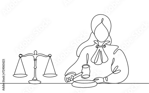 Court. Woman. Judge. Profession. Meeting