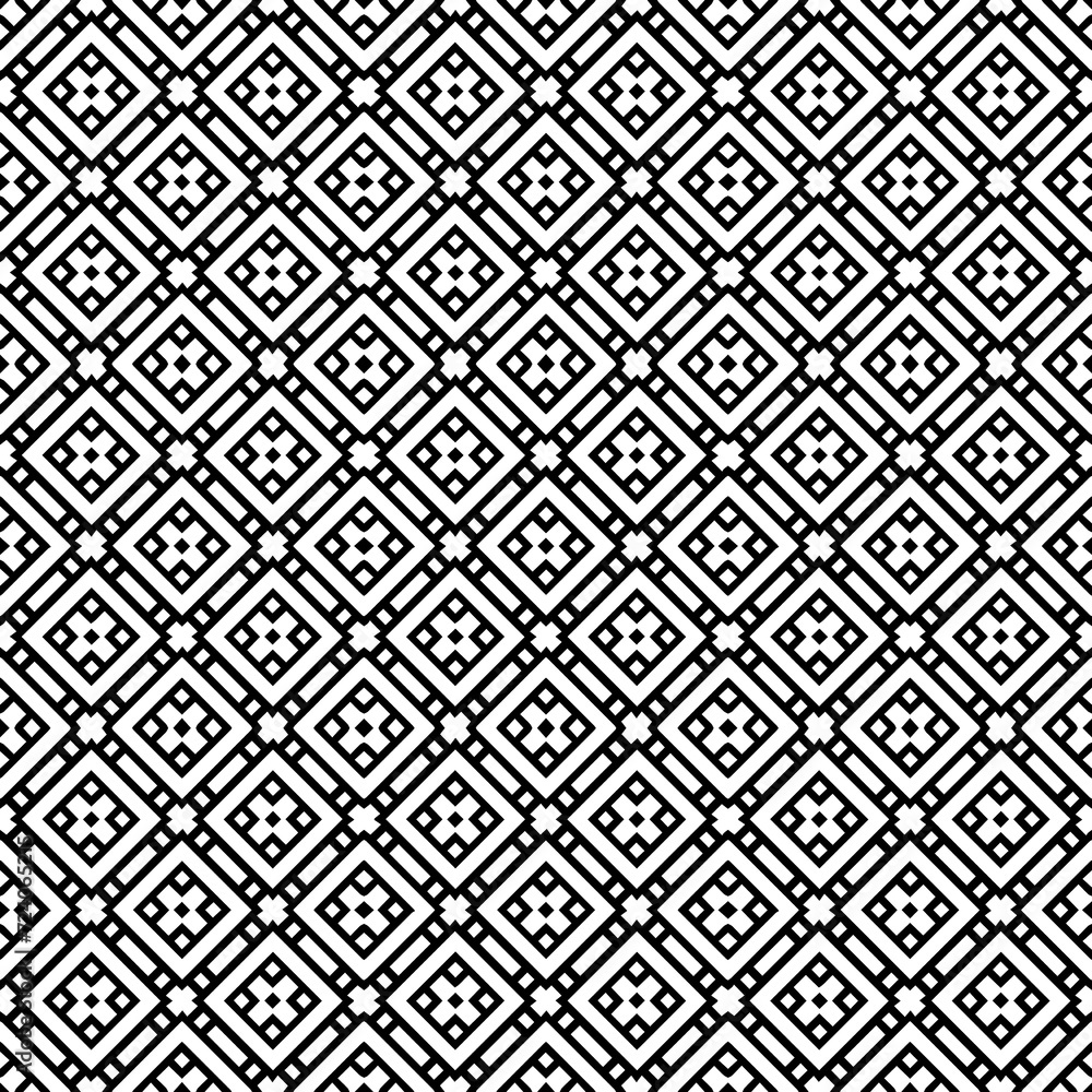 Black seamless abstract pattern. Overlay for background and backdrop. Ornamental design. PNG graphic illustration with transparent background.