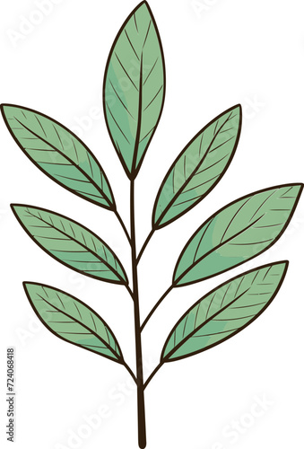 Whispering Botany Serene Leaf Vector PatternsTropical Temptations Alluring Leaf Vector Illustrations