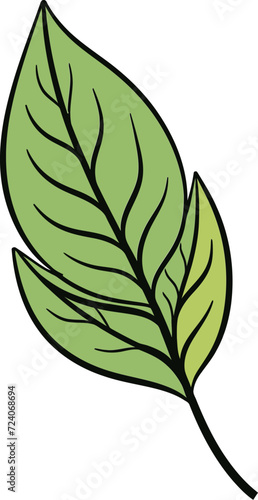 Lively Leaves Dynamic and Energetic Leaf VectorsDigital Flora Technologically Inspired Leaf Vector Designs