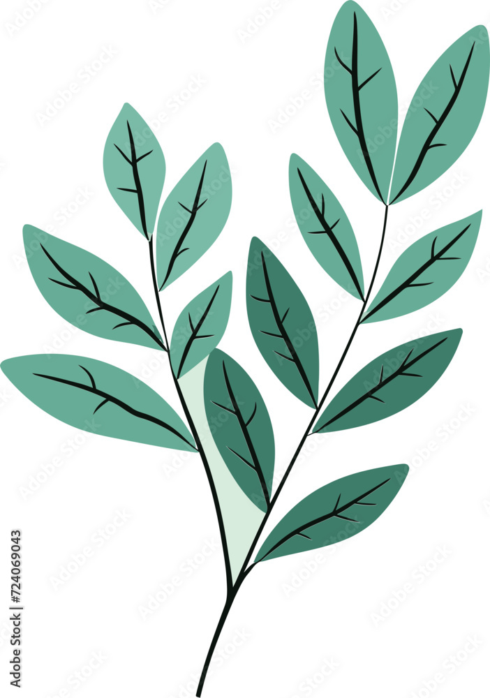 Tropical Wonders Exotic Leaf Vector PatternsLeafy Delight Detailed and Delicate Leaf Vectors