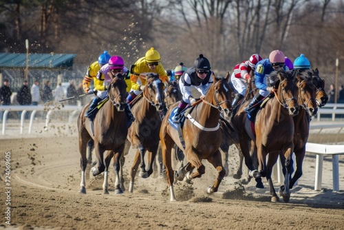 Horse racing sport photo © talkative.studio