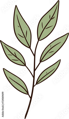 Eco Friendly Flora Sustainable Leaf Vector PatternsHarmony in Green Balanced Leaf Vector Illustrations