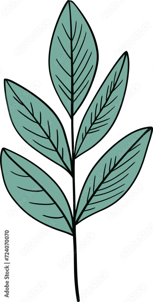 Futuristic Foliage Technological Leaf VectorsTropical Visions Exotic Leaf Vector Artistry