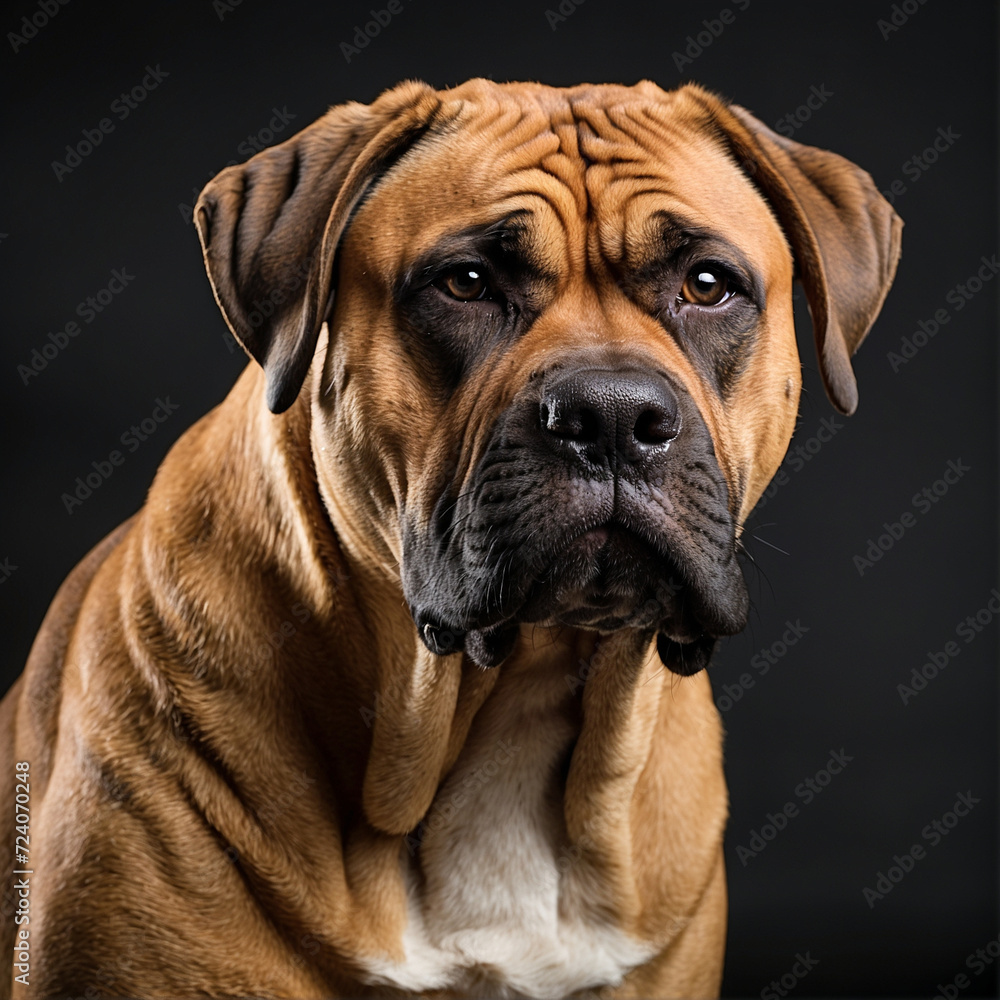 portrait of an bulldog