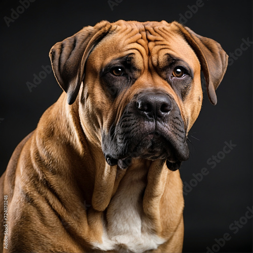 portrait of an bulldog