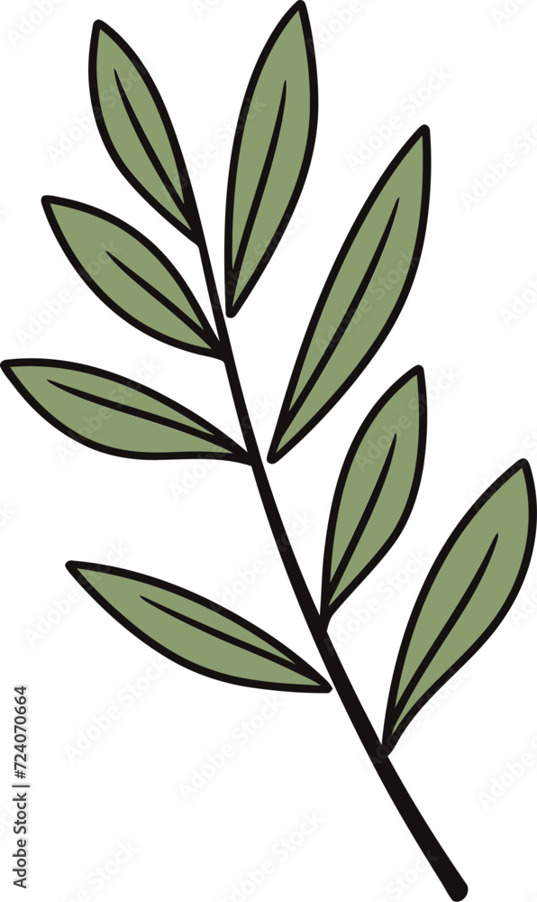 Tropical Harmony Exotic Leaf Vector HarmoniesArtistic Leaflets Expressive Vector Leaves