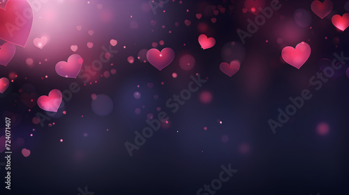 Bokeh heart shaped flare background Free Vector,,
A heart wallpaper with a dark background and a few hearts

 photo