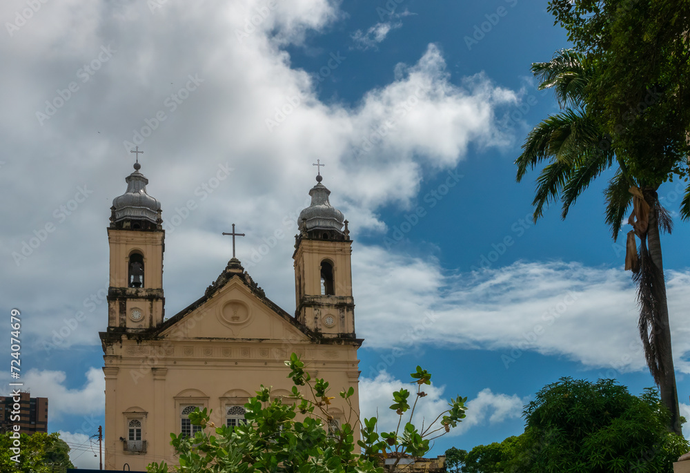 The metropital Cathedral of Maceió, Alagoas state, Brazil