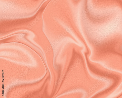 Pantone 2024 Peach Fuzz color abstract curve rose