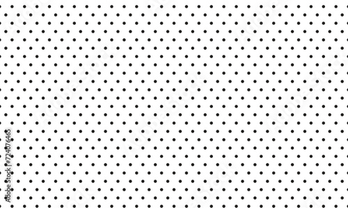 abstract repeatable black polka dot pattern. photo