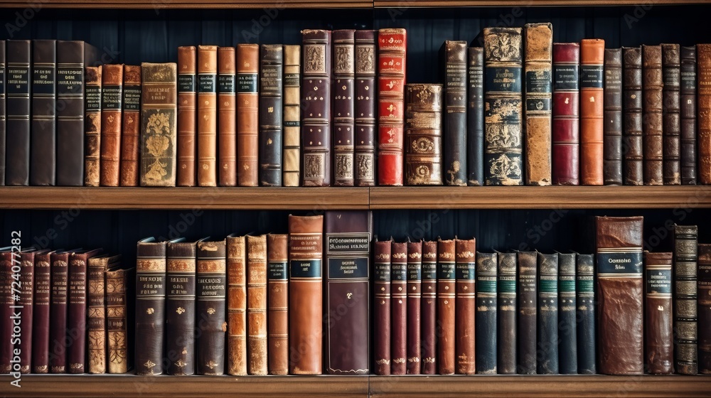 a historic old library with many old books a historic old library with many old books