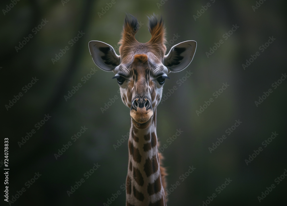 Obraz premium portrait of a giraffe
