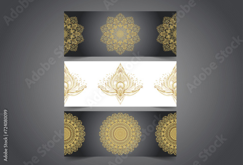 Magician, fortune teller or tarot reader card design template. Vector Illustration. Mysterious symbol over sacred geometry symbols. Alchemy, spirituality, occultism.