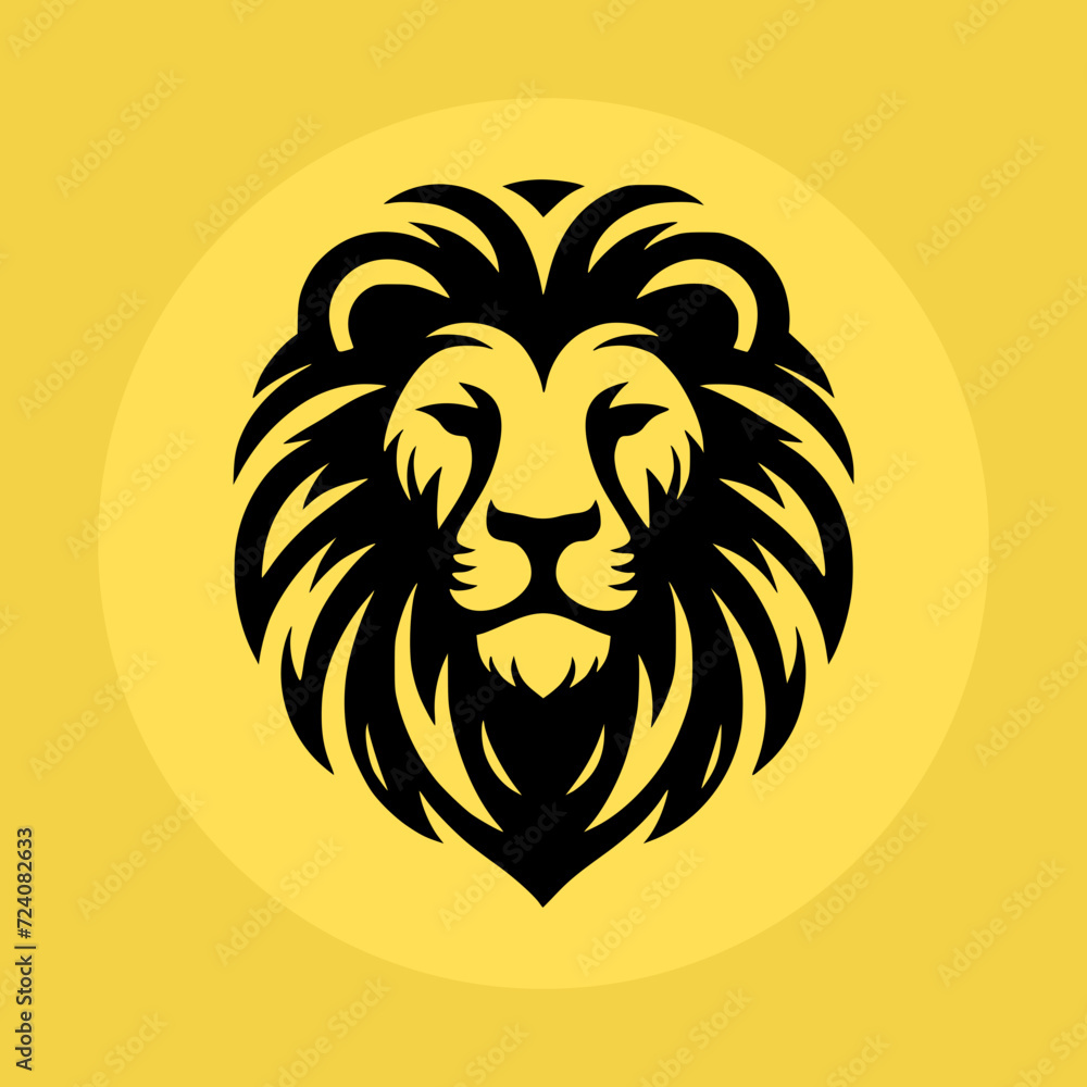 Lion Line art logo icon,  creative Lion profile logo, King of Animal Lion logo vector icon