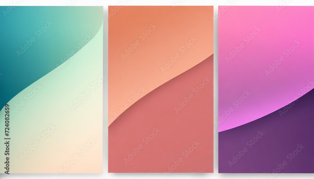abstract curve layer background template copy space set colorful poster or banner design for advertisement branding presentation cover or invitation