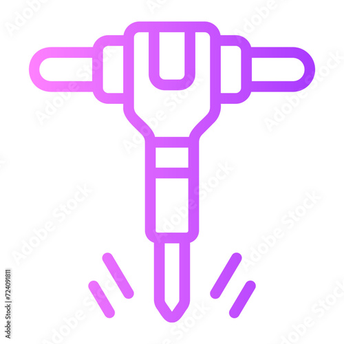 jackhammer gradient icon