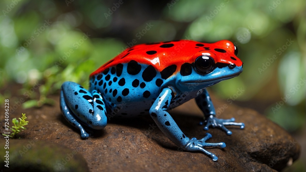 Fototapeta premium red poison frog